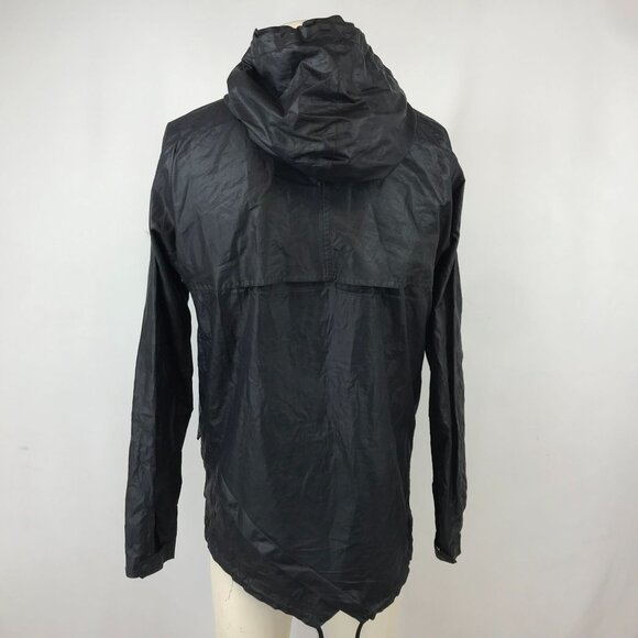 JOHN ELLIOT + CO ~ SIZE 2 ~ BLACK HOODED FULL ZIP LIGHT WEIGHT JACKET COAT - Picture 6 of 8